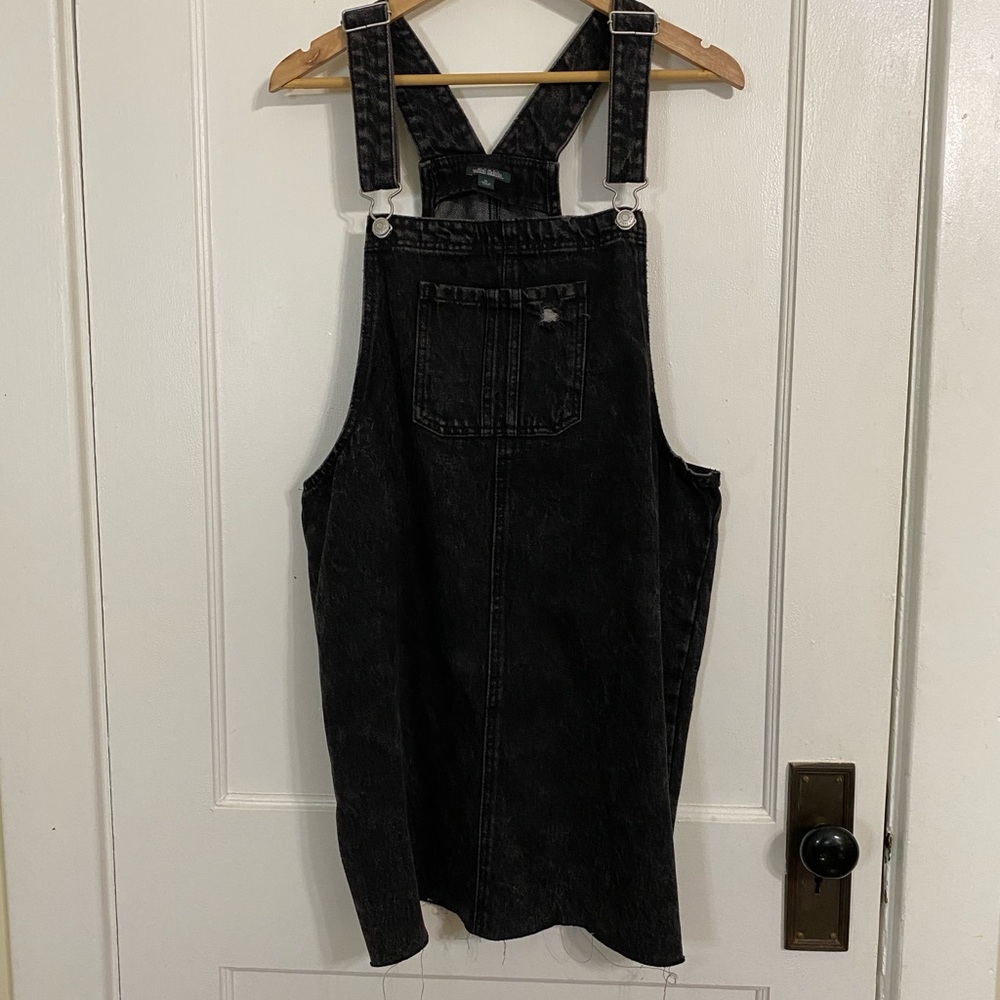 Wild Fable Charcoal Denim Overall Dress